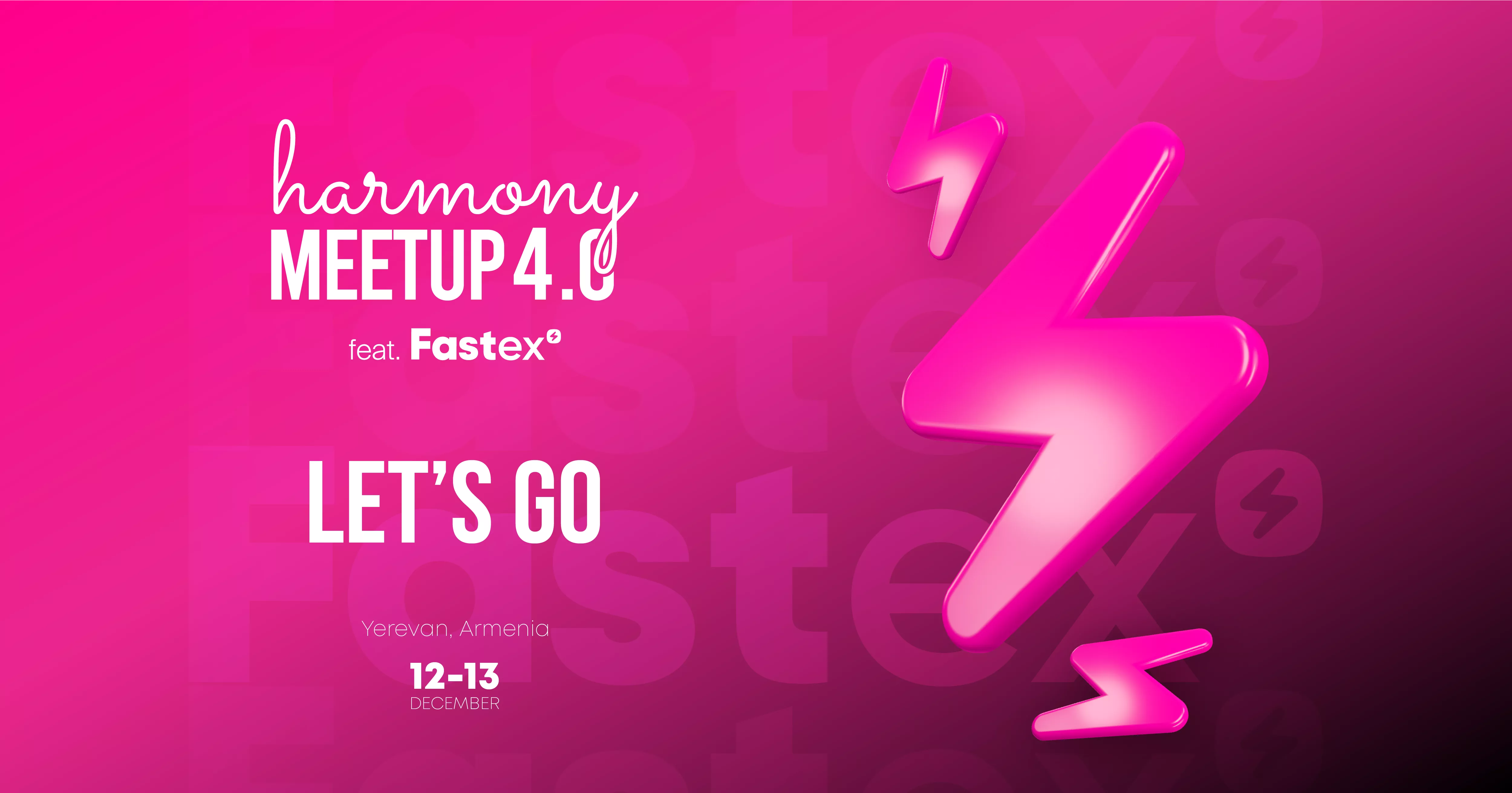 Harmony Meetup 4.0 com Fastex 