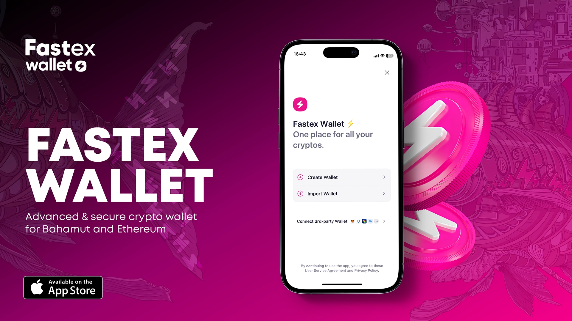Запуск Fastex Wallet на App Store