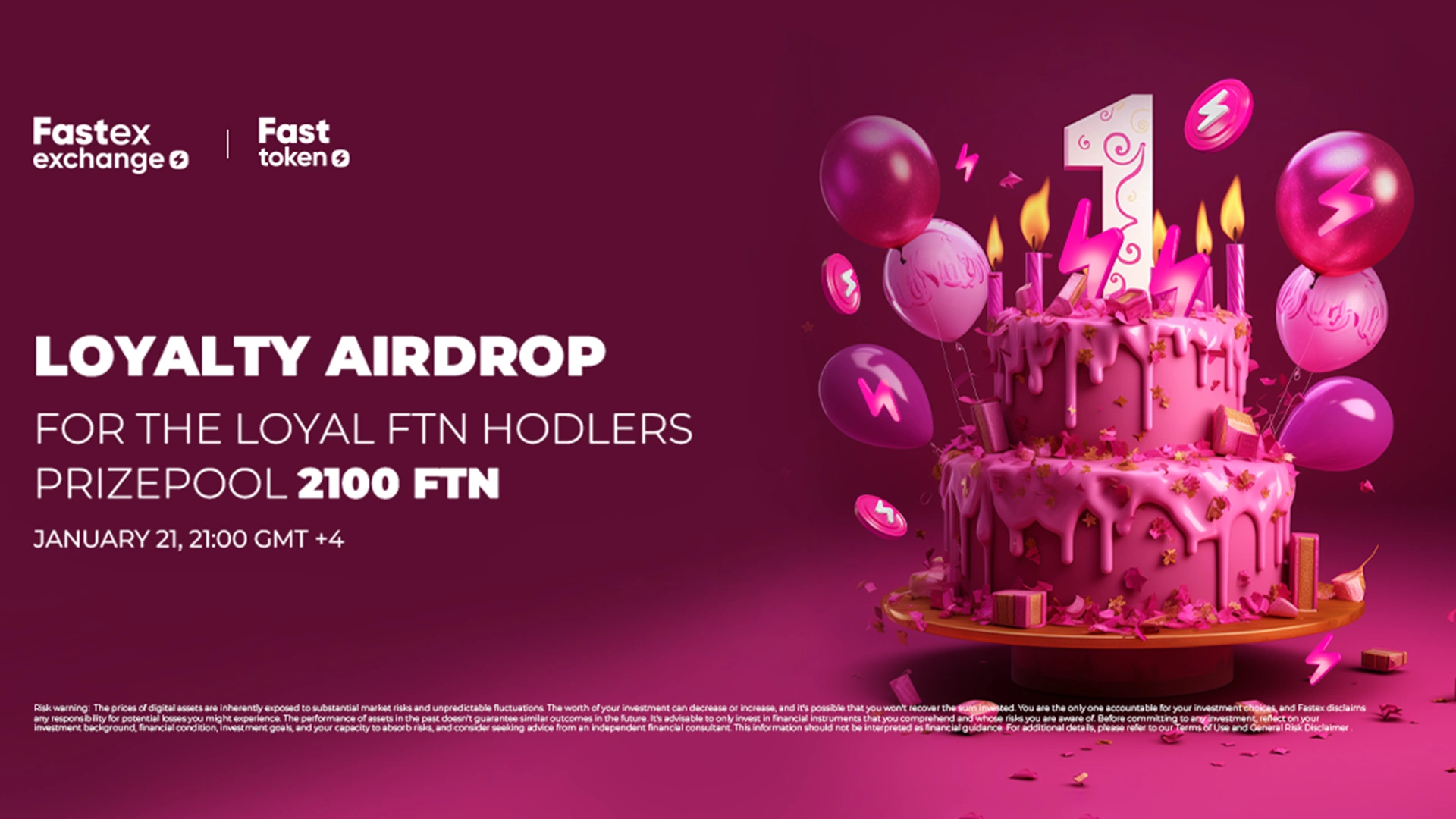 Airdrop exclusivo para membros do aniversário da FTN